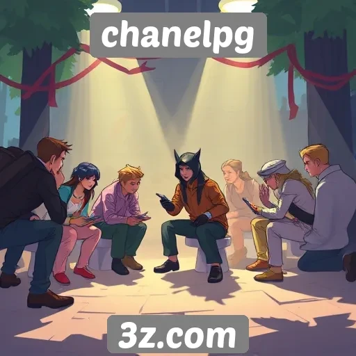 comunidade de jogadores e interações no chanelpg